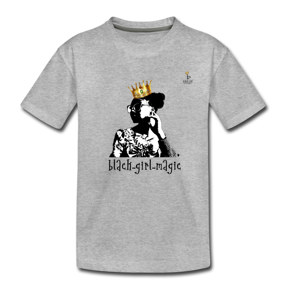 Black Girl Magic - Kids' Premium T-Shirt - heather gray