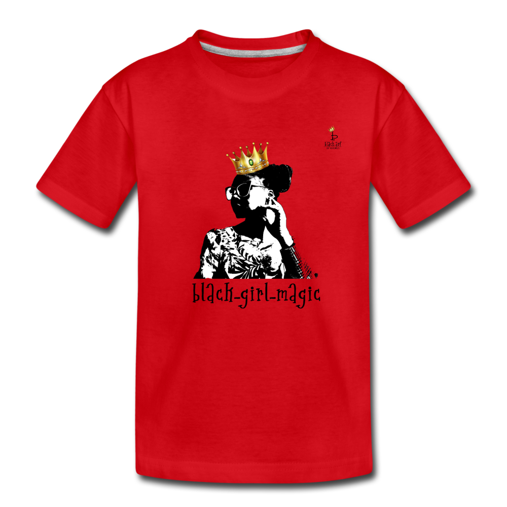 Black Girl Magic - Kids' Premium T-Shirt - red