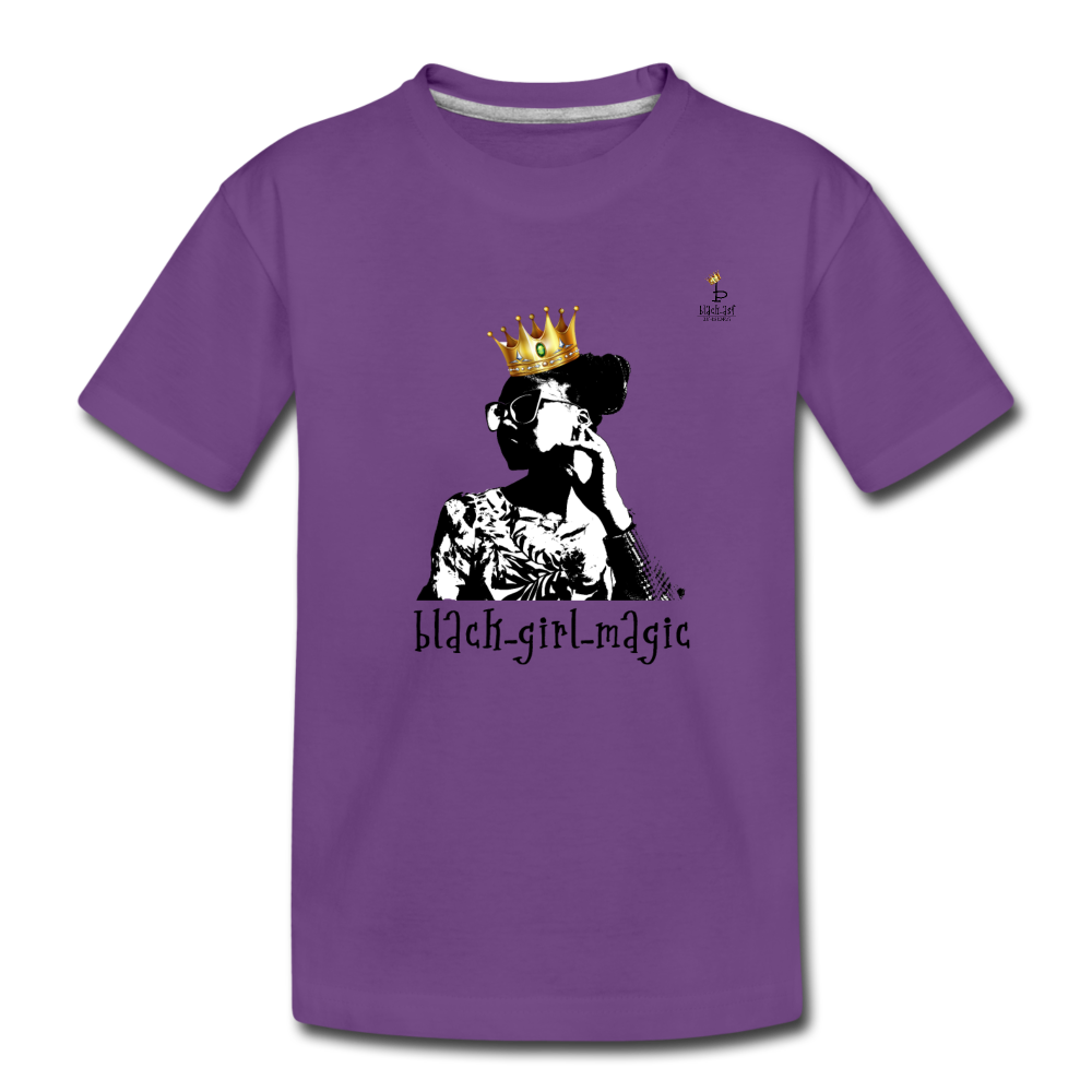 Black Girl Magic - Kids' Premium T-Shirt - purple