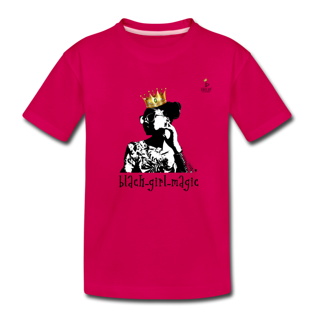 Black Girl Magic - Kids' Premium T-Shirt - dark pink