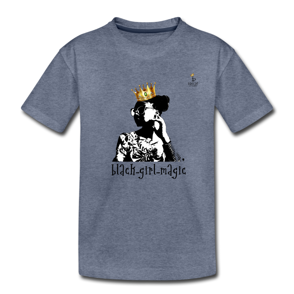 Black Girl Magic - Kids' Premium T-Shirt - heather blue
