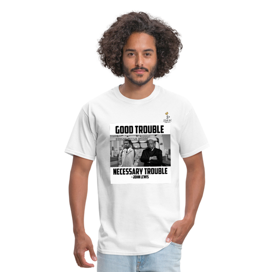 Good Trouble - Men's T-Shirt - white
