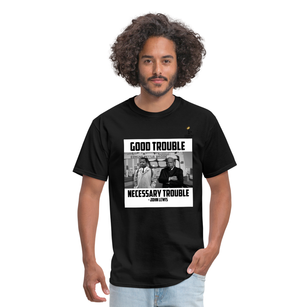 Good Trouble - Men's T-Shirt - black