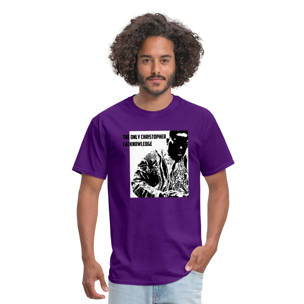 The ONLY Christopher I Acknowledge - Unisex Classic T-Shirt - purple
