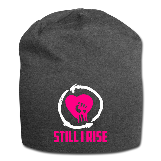 Still I Rise - Jersey Beanie - charcoal gray