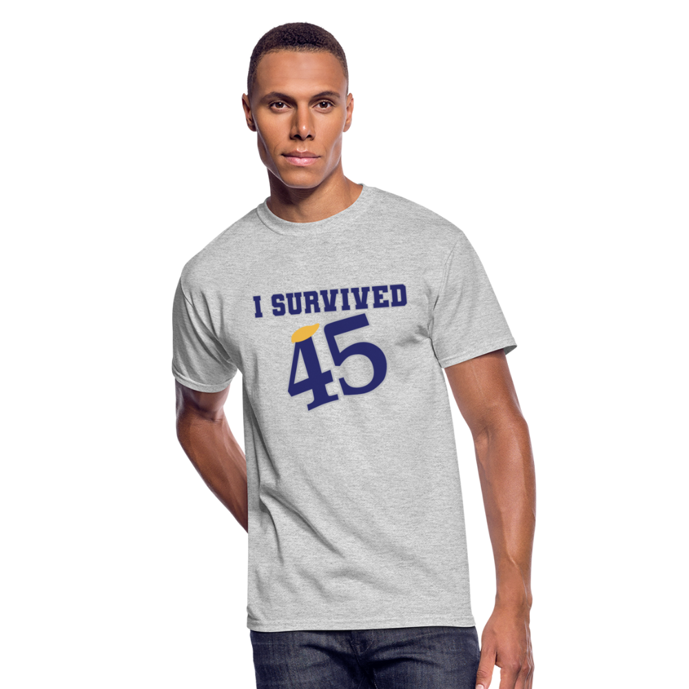 I Survived 45 - T-Shirt - heather gray