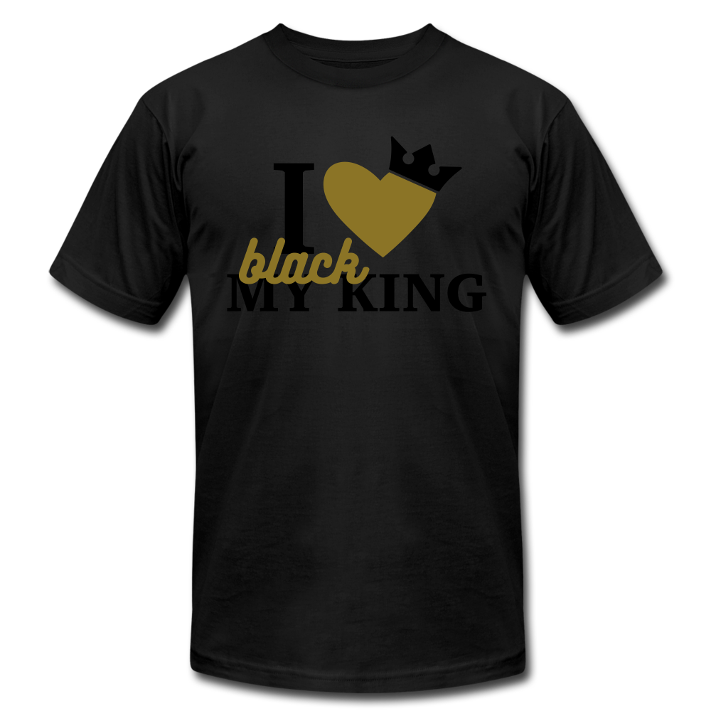 I Love My Black King - black