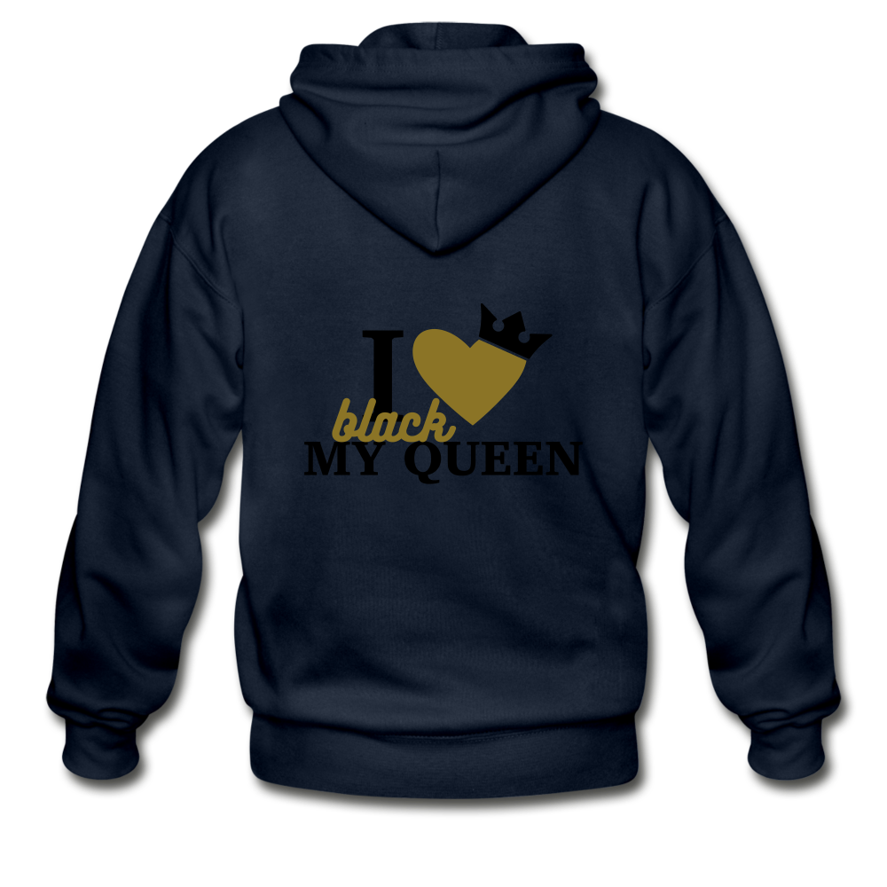 I Love My Black Queen - navy