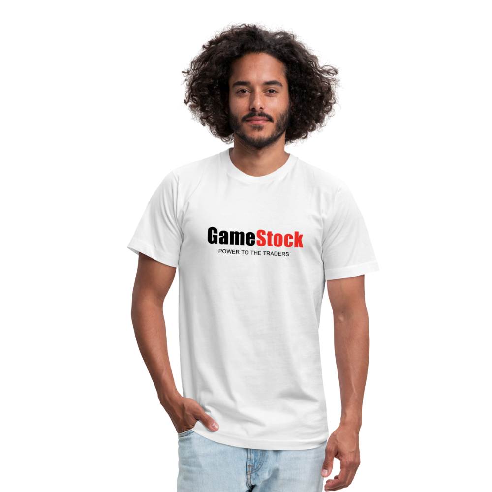 Game Stock - Power To The Trader - T-Shirt - white