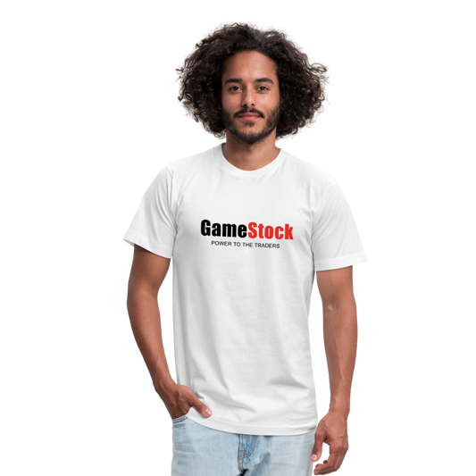Game Stock - Power To The Trader - T-Shirt - white