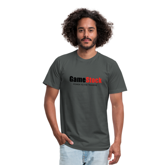Game Stock - Power To The Trader - T-Shirt - asphalt