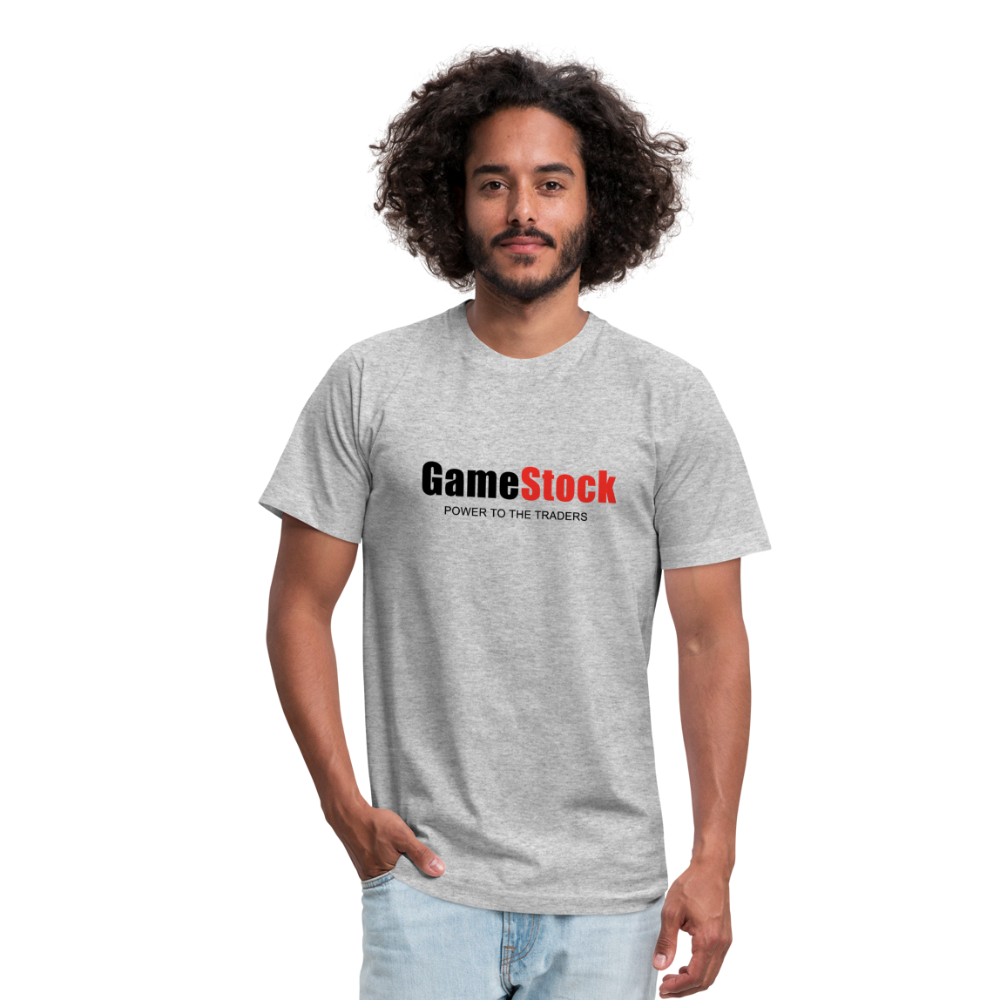 Game Stock - Power To The Trader - T-Shirt - heather gray