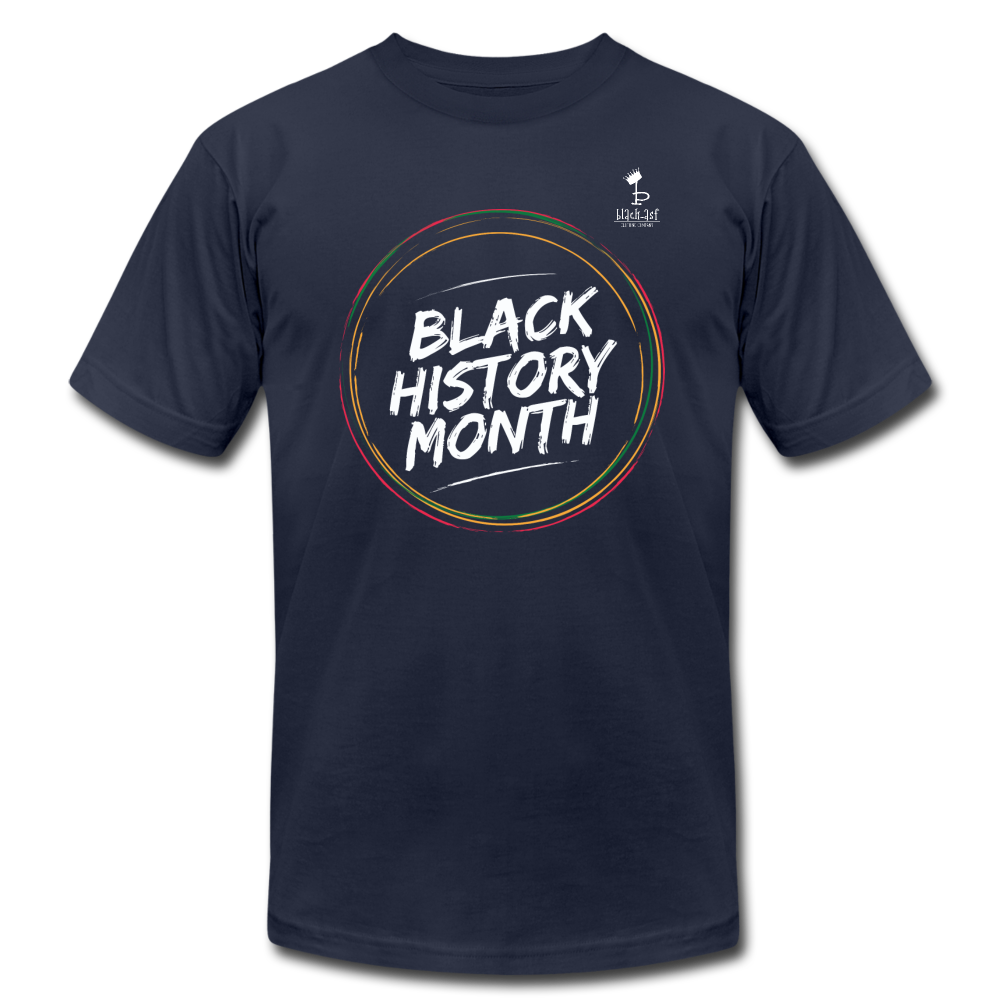 Black History Month Circle T-Shirt - navy