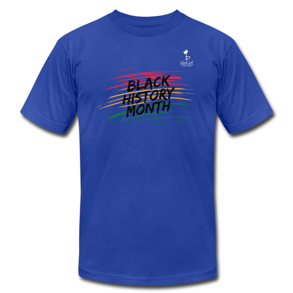 Black History Month T-Shirt - royal blue
