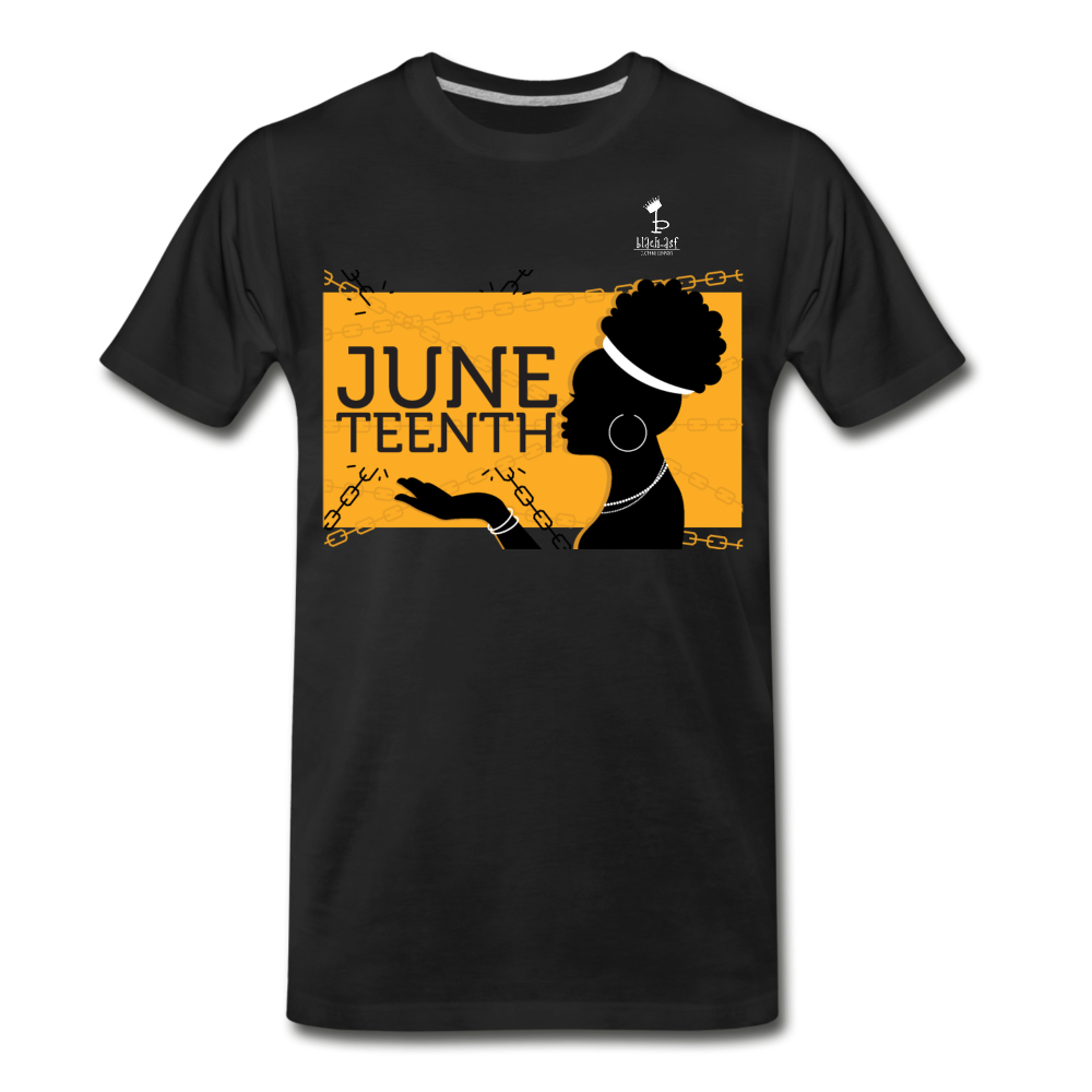 Juneteenth - Broken Chains Premium T-Shirt - black