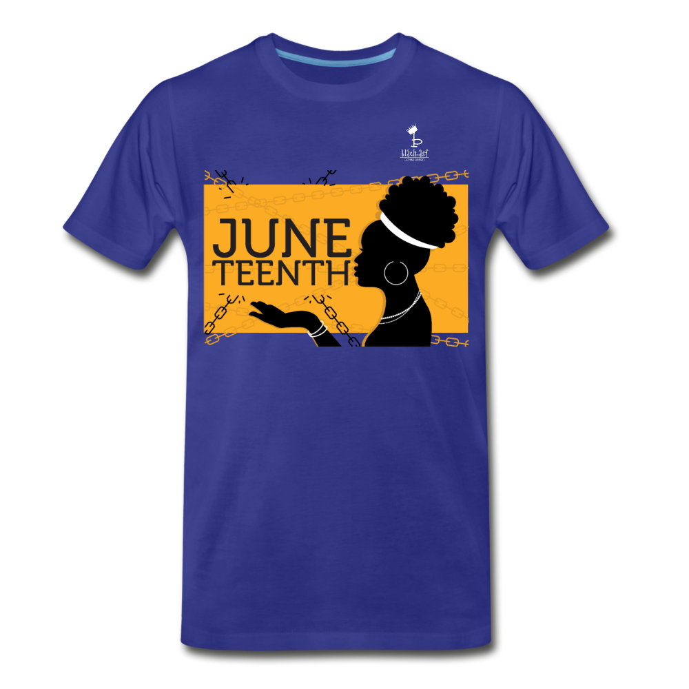 Juneteenth - Broken Chains Premium T-Shirt - royal blue