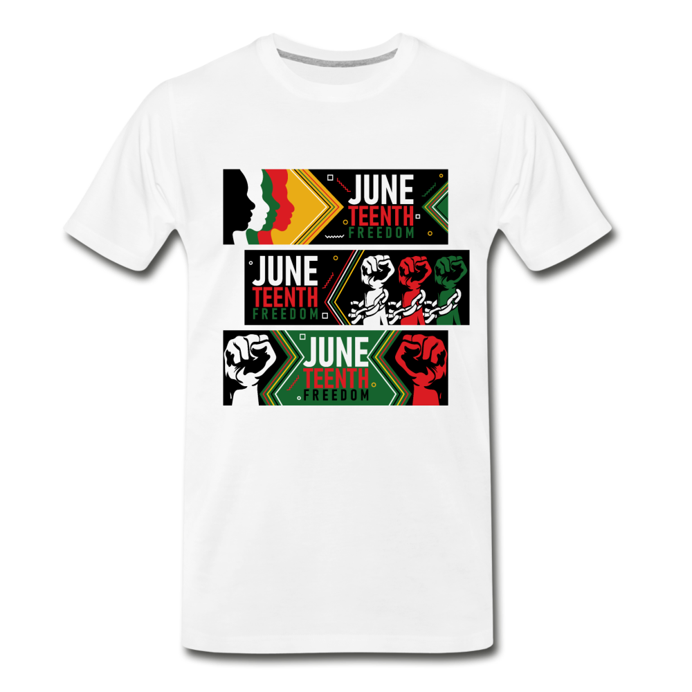 Juneteenth - Freedom Day Premium T-Shirt - white