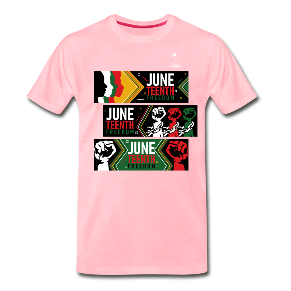 Juneteenth - Freedom Day Premium T-Shirt - pink