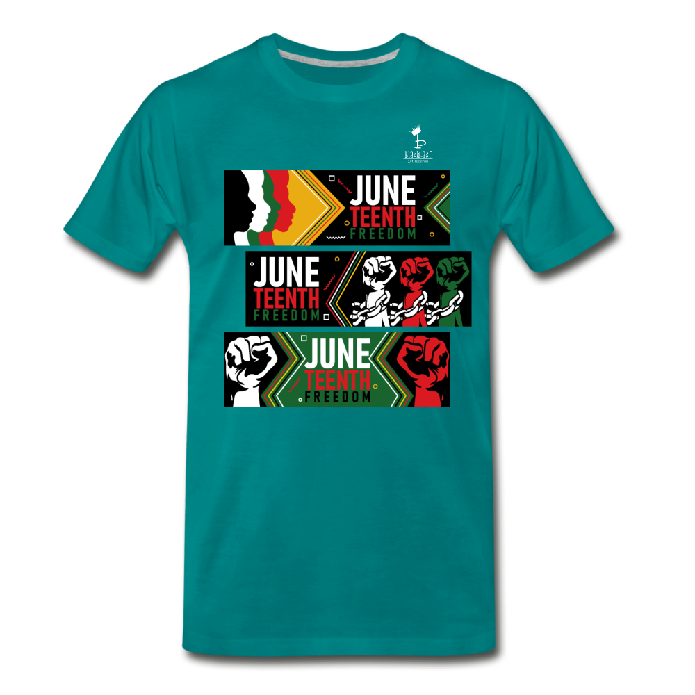 Juneteenth - Freedom Day Premium T-Shirt - teal