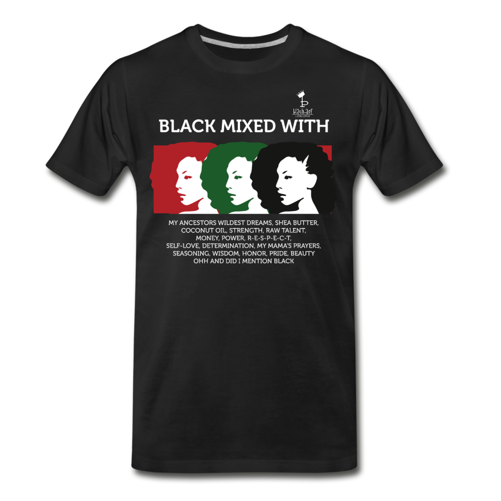 Black Mixed With - Premium T-Shirt - black