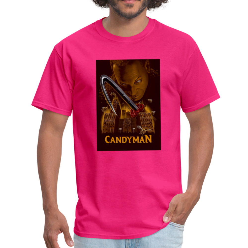 Candyman Hook - Halloween Tee - fuchsia