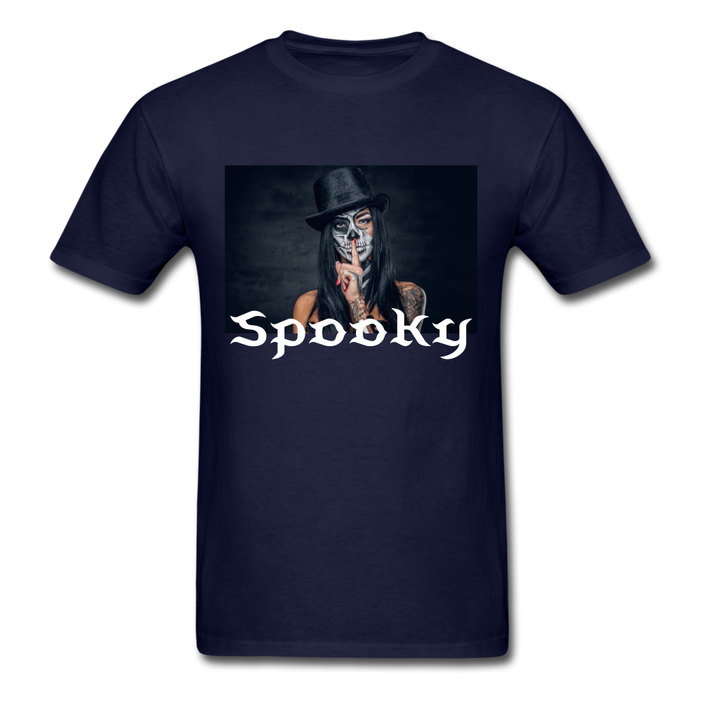 Spooky Halloween T-Shirt - navy