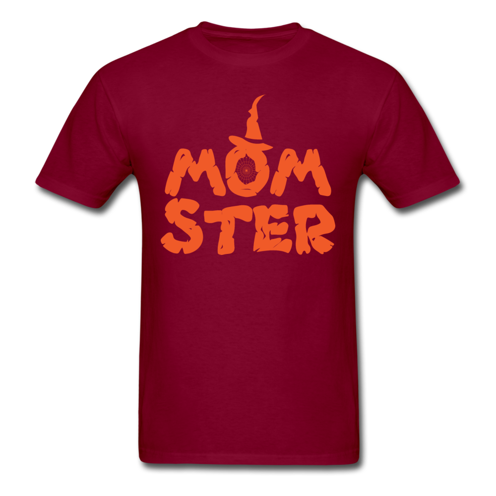 MomSter Halloween T-Shirt - burgundy