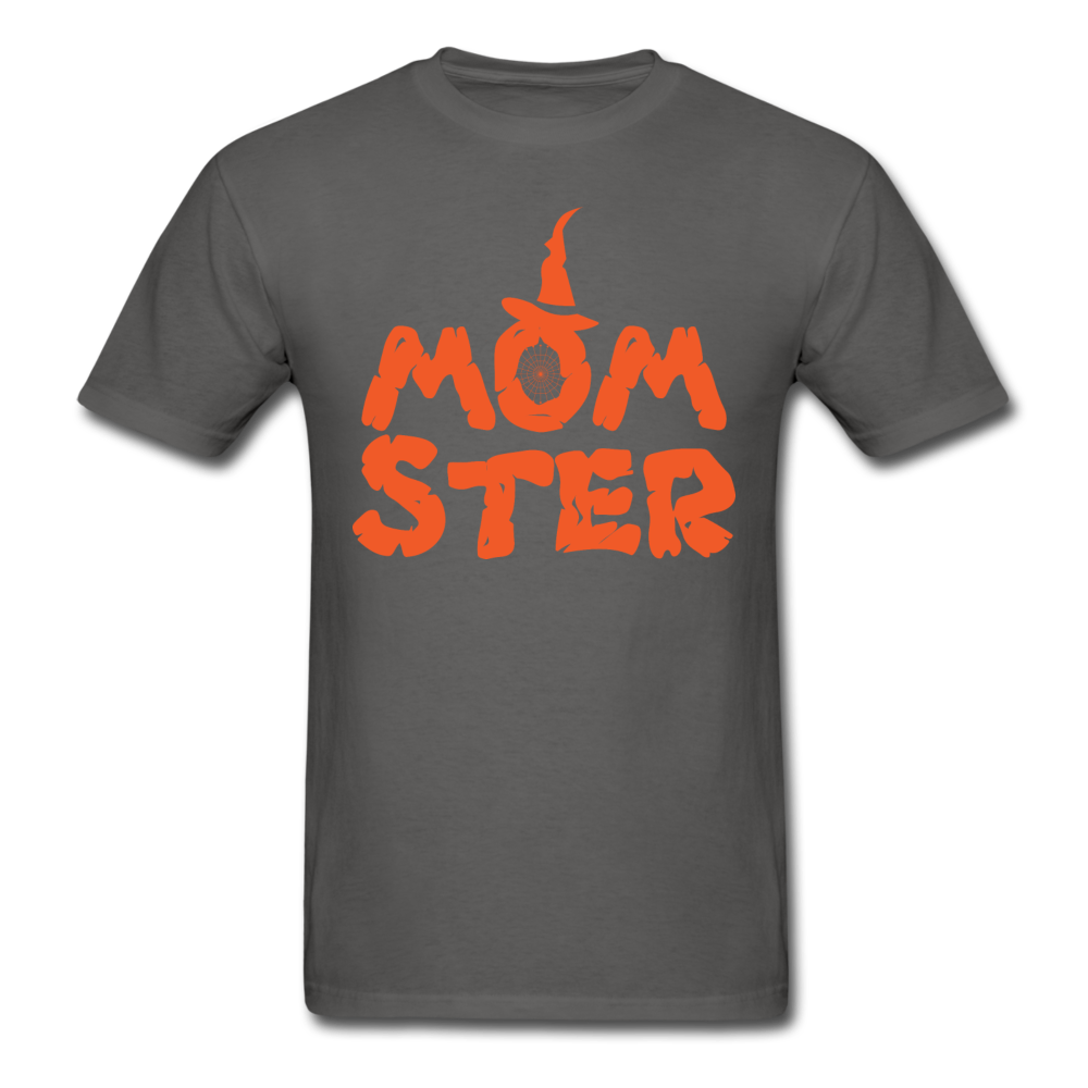 MomSter Halloween T-Shirt - charcoal