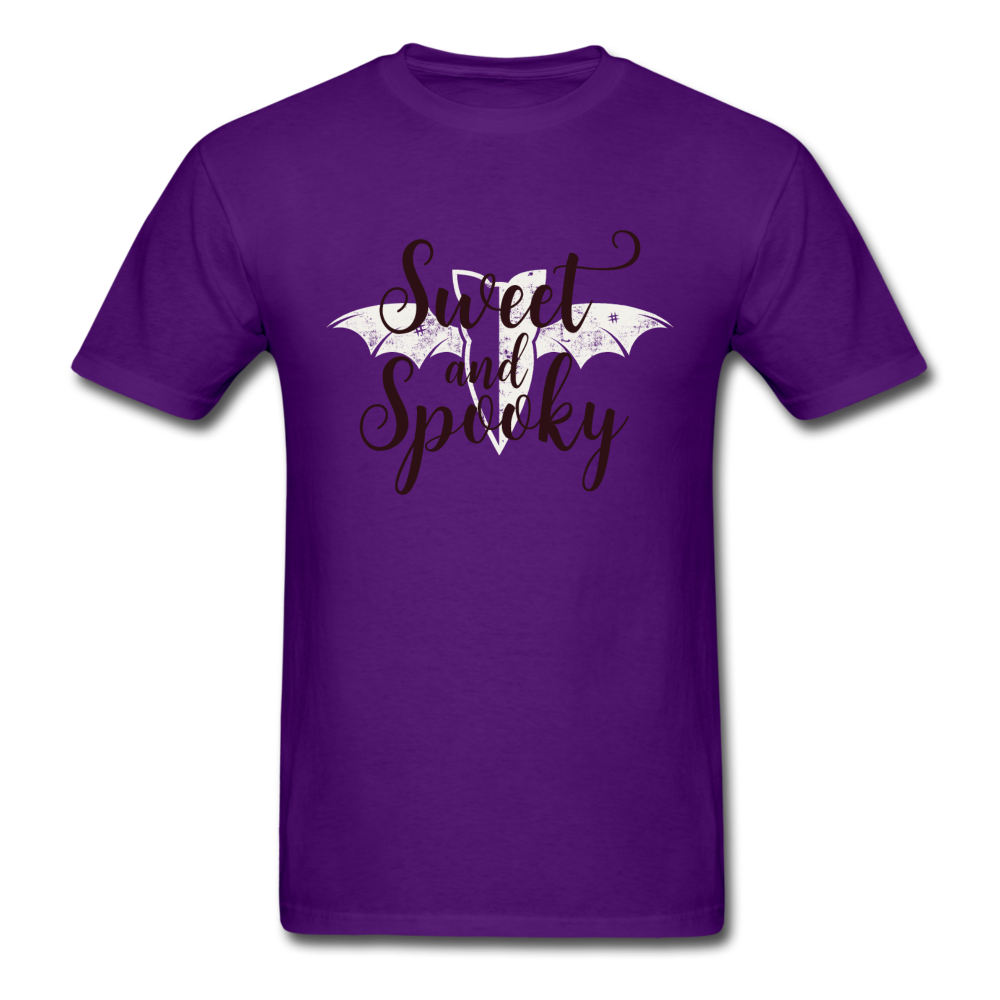 Sweet and Spooky Halloween T-Shirt - purple