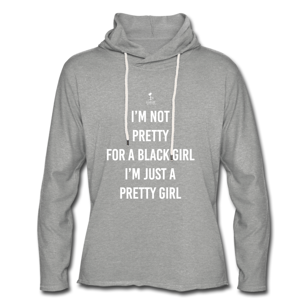 Pretty Black Girl Hoodie - heather gray