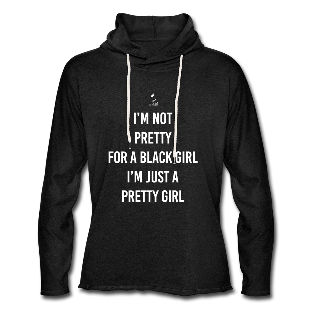 Pretty Black Girl Hoodie - charcoal grey