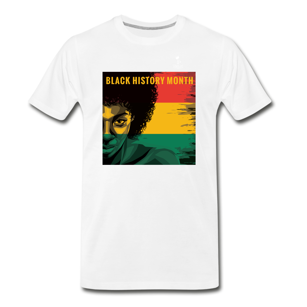 Black History Month Premium T-Shirt - white