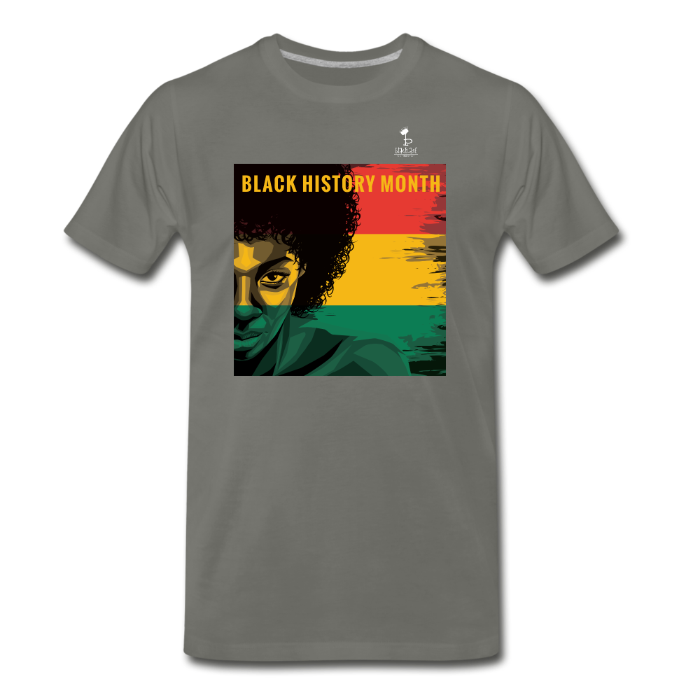 Black History Month Premium T-Shirt - asphalt gray