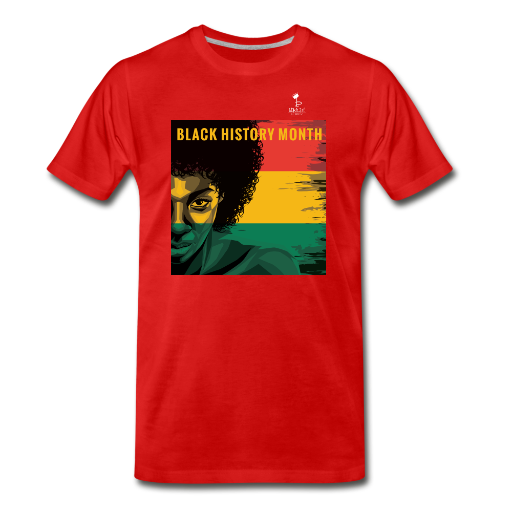 Black History Month Premium T-Shirt - red