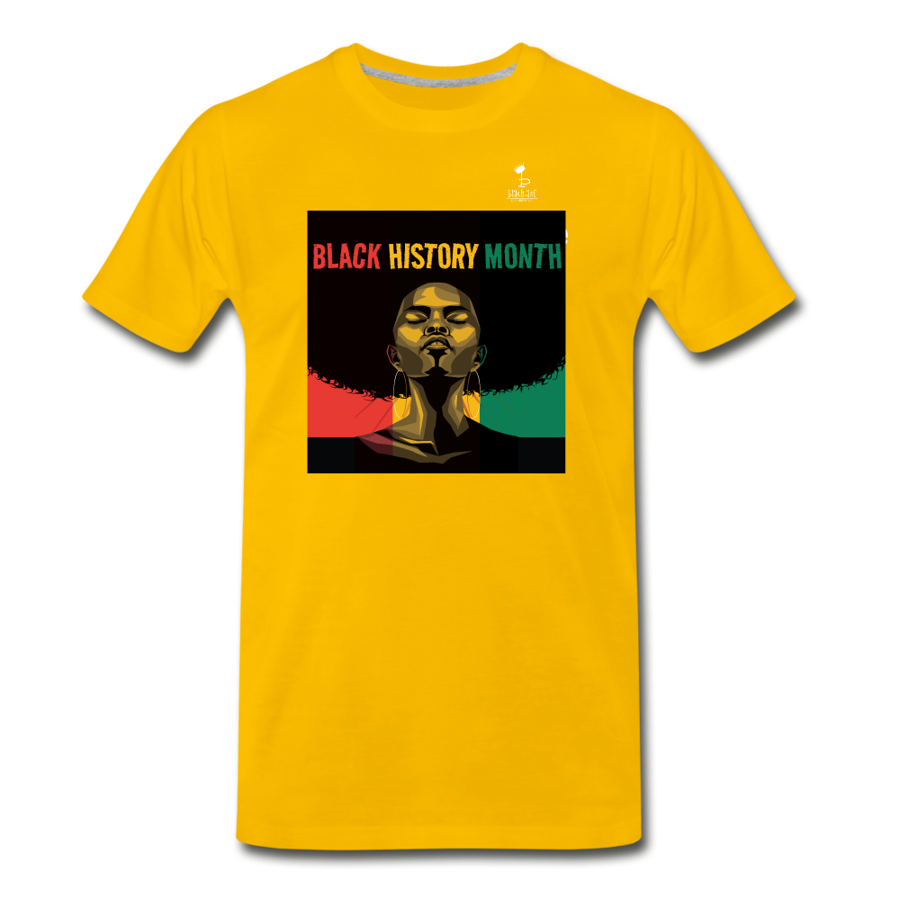 Keep Yah Head Up - Premium T-Shirt - sun yellow