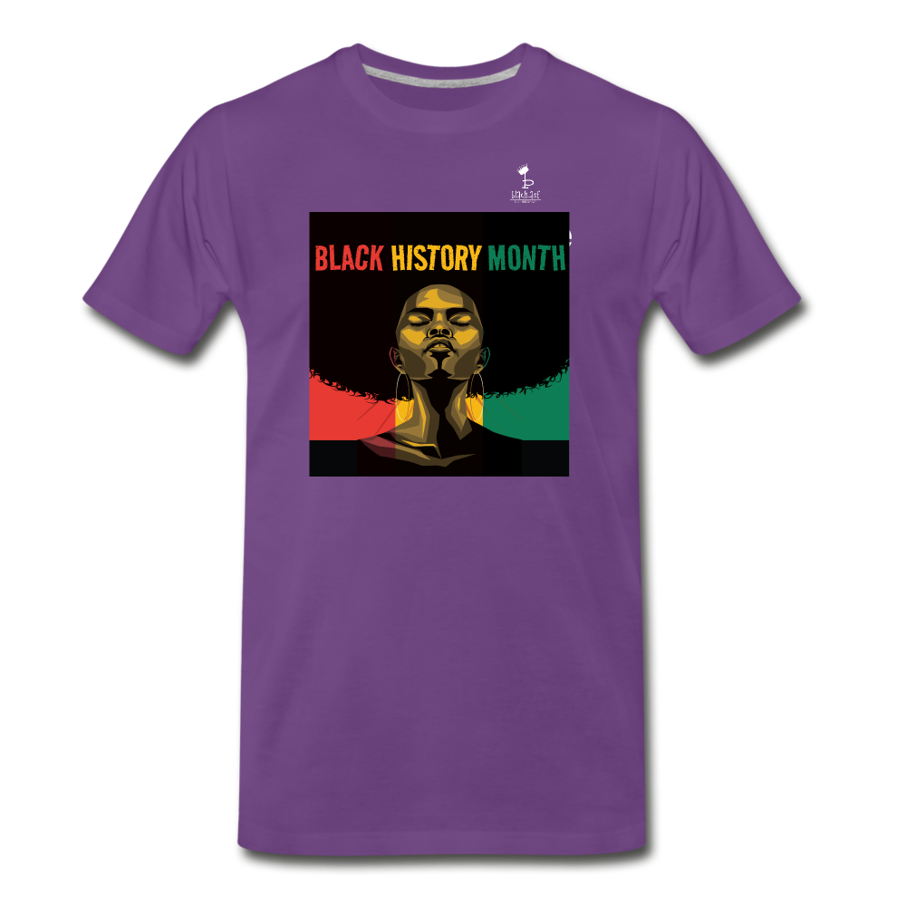 Keep Yah Head Up - Premium T-Shirt - purple