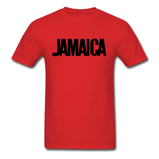 Jamaica Iconic Tourism T-Shirt - red