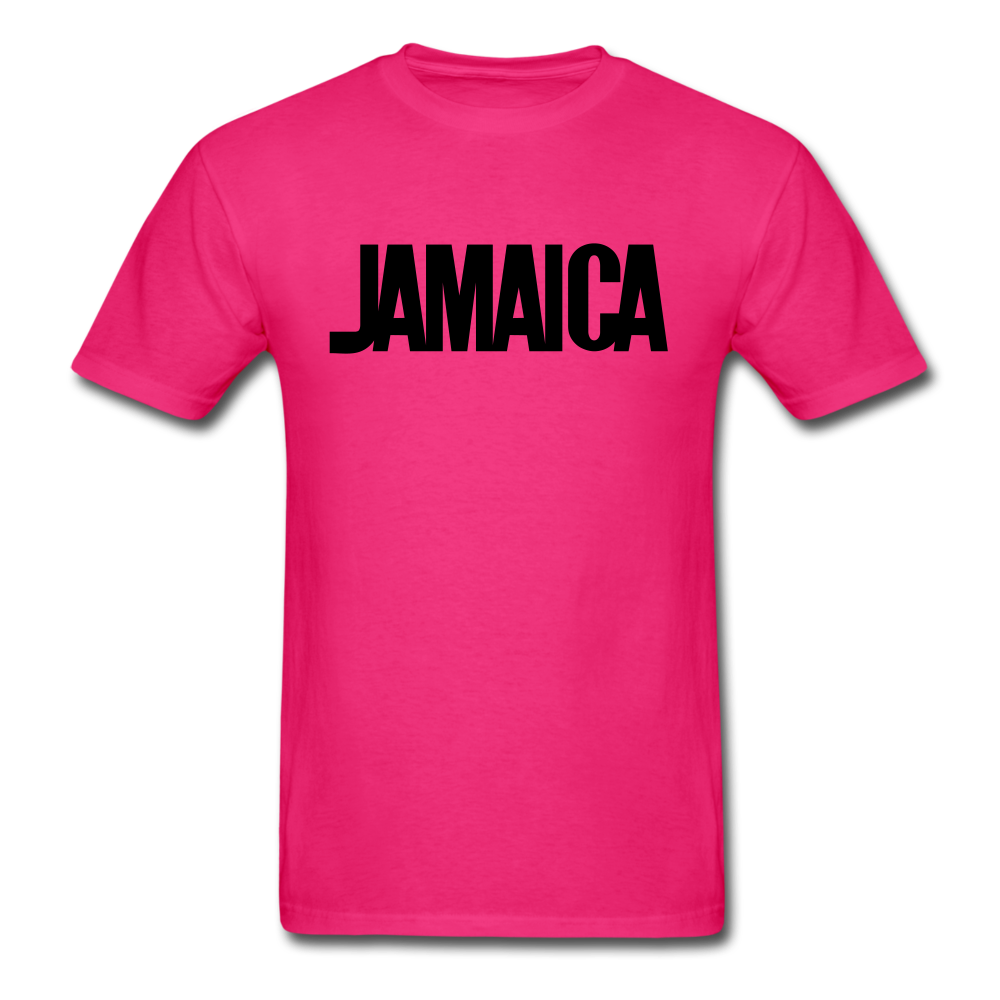 Jamaica Iconic Tourism T-Shirt - fuchsia