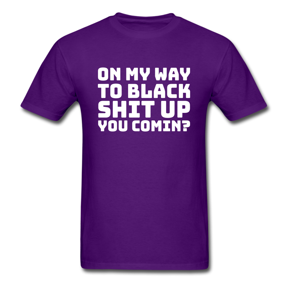 On My Way -  T-Shirt - purple