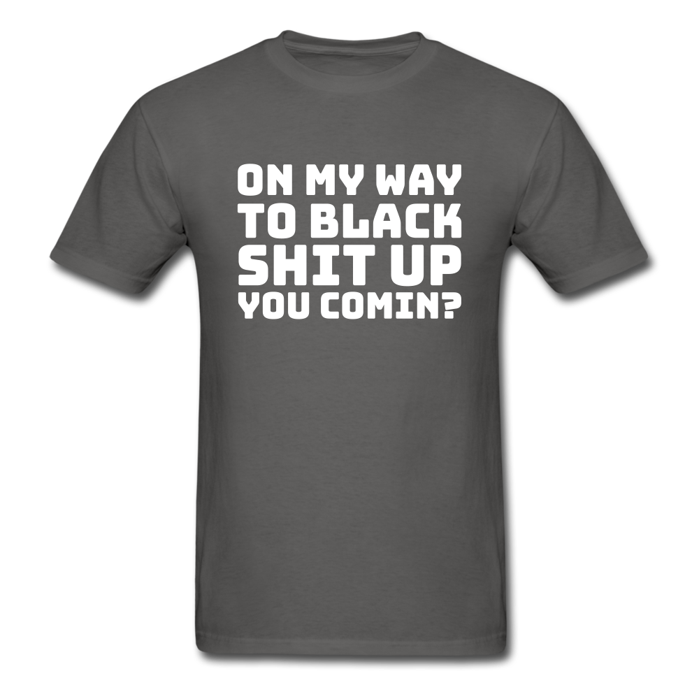 On My Way -  T-Shirt - charcoal