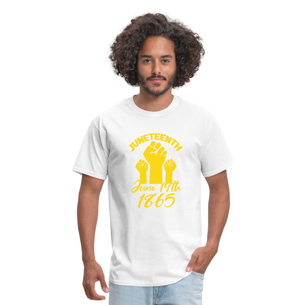 Juneteenth Velvet T-Shirt - white