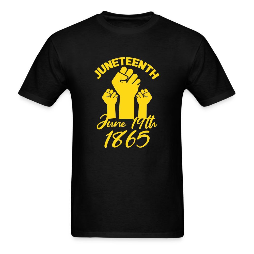 Juneteenth Velvet T-Shirt - black