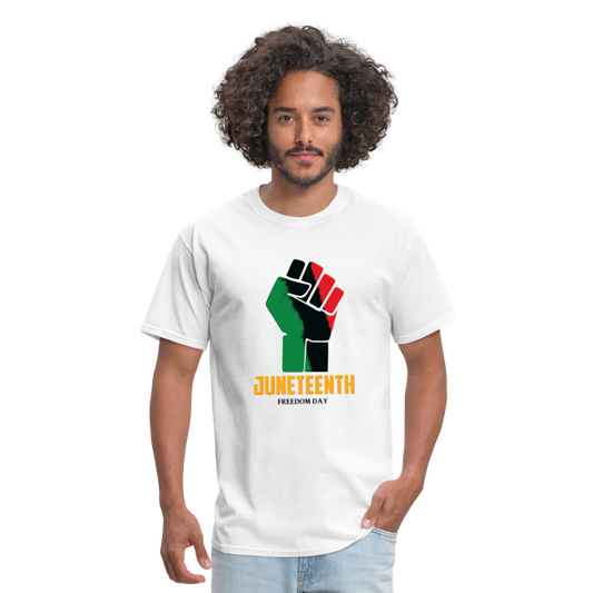 Juneteenth Freedom Day Classic T-Shirt - white