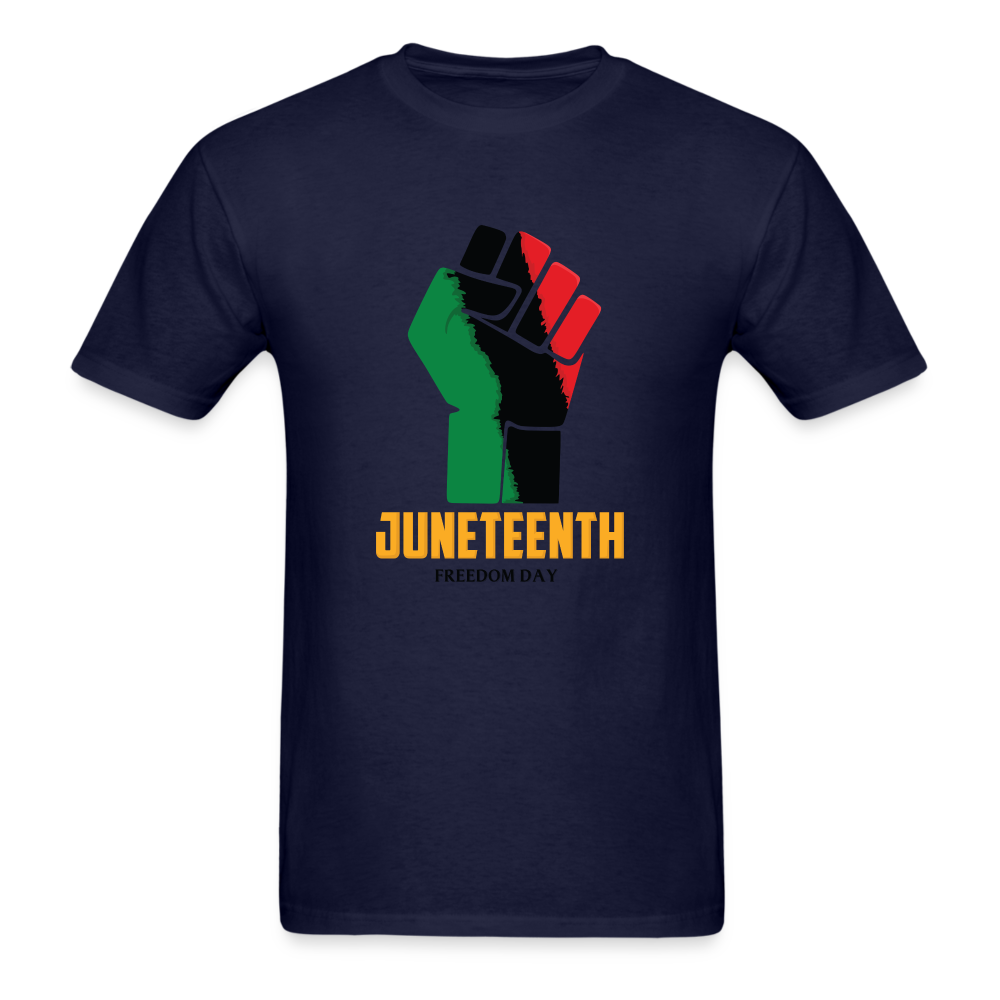 Juneteenth Freedom Day Classic T-Shirt - navy